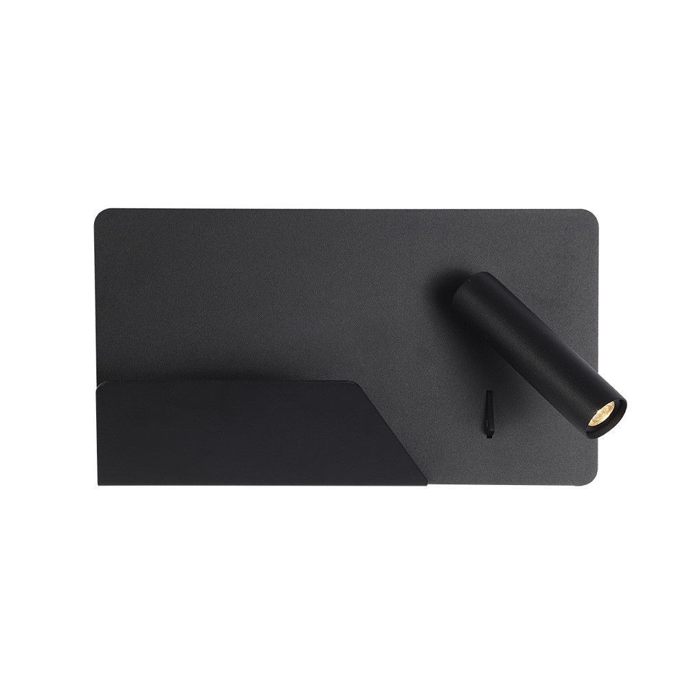 MIGUEL ANGEL, Aplique Led para cabecero de cama, con puerto USB, lado derecho