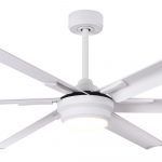Ventilador de techo, MAREA, blanco tulipa