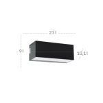 MASALA, Aplique exterior IP65, dimensiones