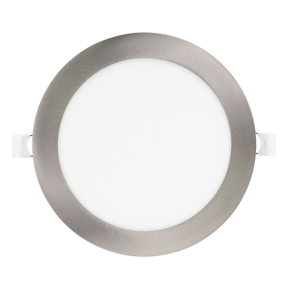OBSIDIANA, Downlight LED níquel, 24W (Ø30 cm)