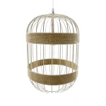 PIAMONTE, Lámpara colgante con detalles en cuerda natural, detalle