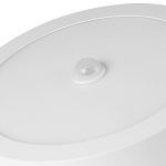 Plafón led redondo blanco con sensor de movimiento y crepuscular, JADE, detalle sensor