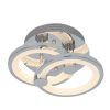 SYDNEY, Plafón led 32W, color cromo