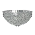 TENOR, Aplique pared, efecto mosaico, color cromo