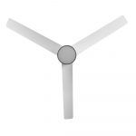 Ventilador de techo, TEO, níquel-blanco, aspas