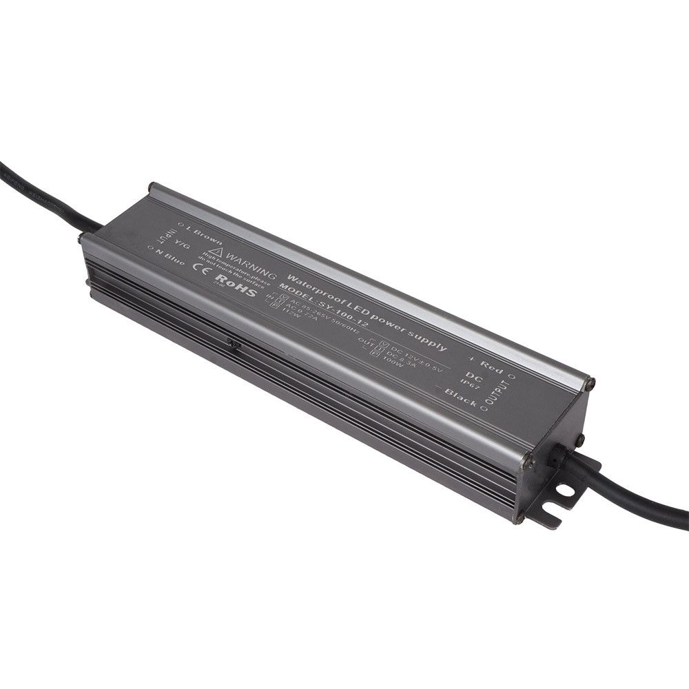 1704TRANSF-100W, Alimentador tiras led 12V, 100W