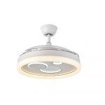 Ventilador de techo aspas abatibles Turia color blanco