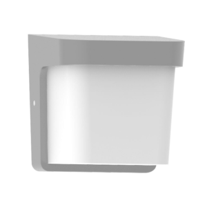 AGAR, aplique exterior de color gris