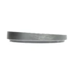 ALORA, Plafón led plata-negro, vista de perfil