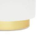 ANUSKA, Aplique de pared. Color Blanco/Oro. Detalle