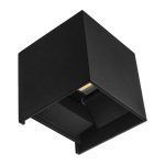 SEGMENTO, Aplique pared bañador de luz, negro