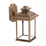 ALCANDIA, Aplique exterior, color Oro viejo