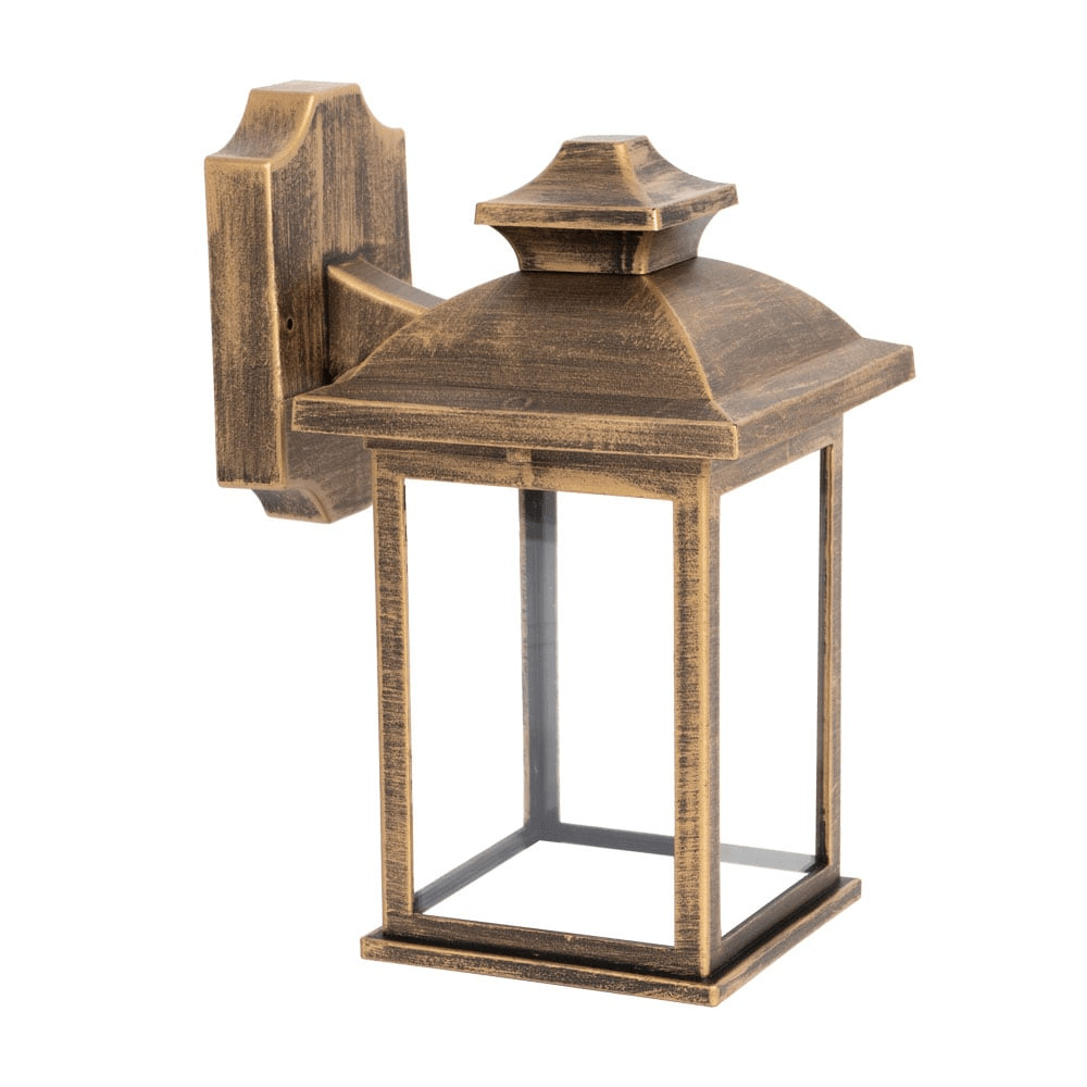 ALCANDIA, Aplique exterior, color Oro viejo
