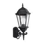 REGULUS, Aplique exterior aluminio, color Negro