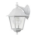 SPICA, aplique exterior aluminio, color Blanco
