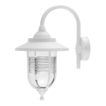CANELA, Aplique exterior, color Blanco