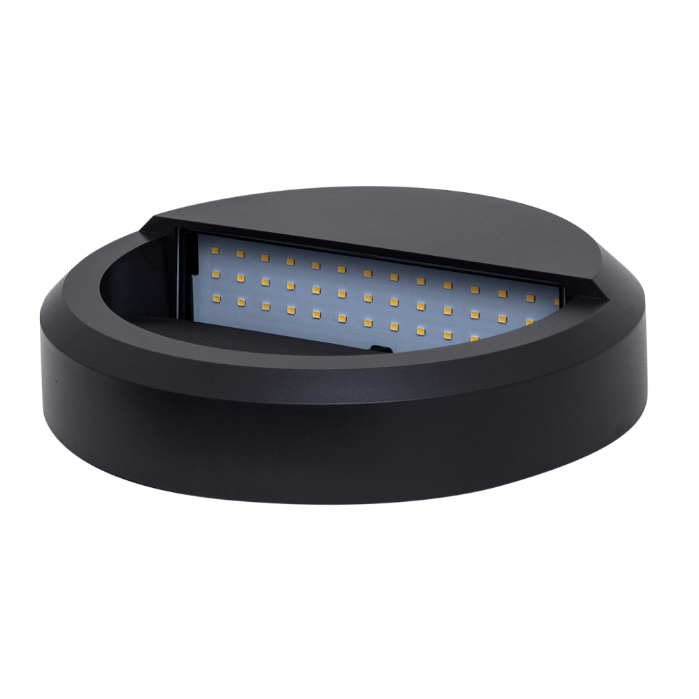 LORDELO, Aplique led bañador de luz de pared, color gris, detalle