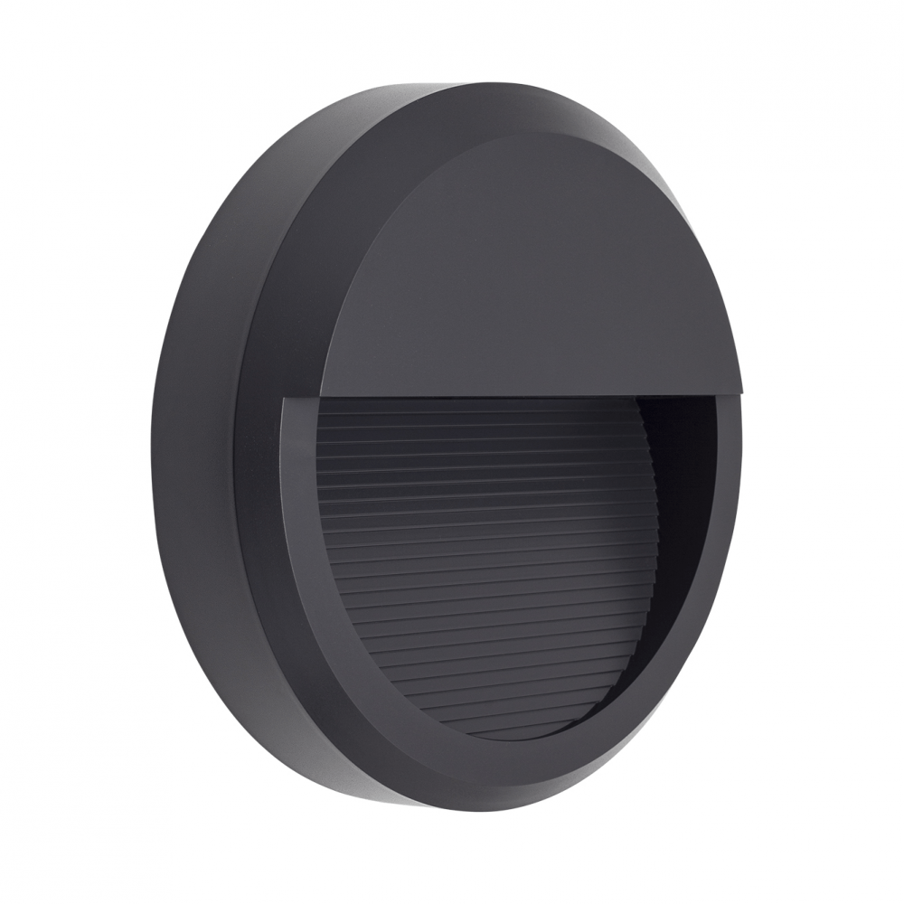 LORDELO, Aplique led bañador de luz de pared, color gris