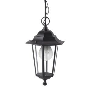 AURIGA, colgante exterior aluminio, color negro, detalle