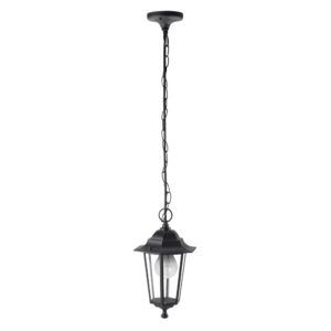 AURIGA, colgante exterior aluminio, color negro