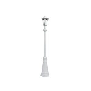 AURIGA, farola exterior aluminio, regulable en altura, color blanco, recogida