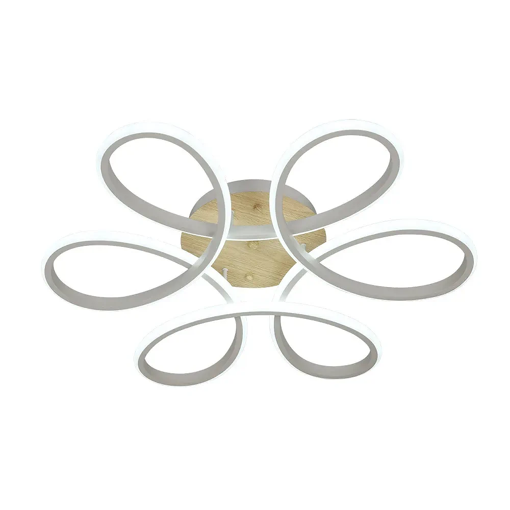 BANDEIRA, Plafón led 130W, color blanco haya