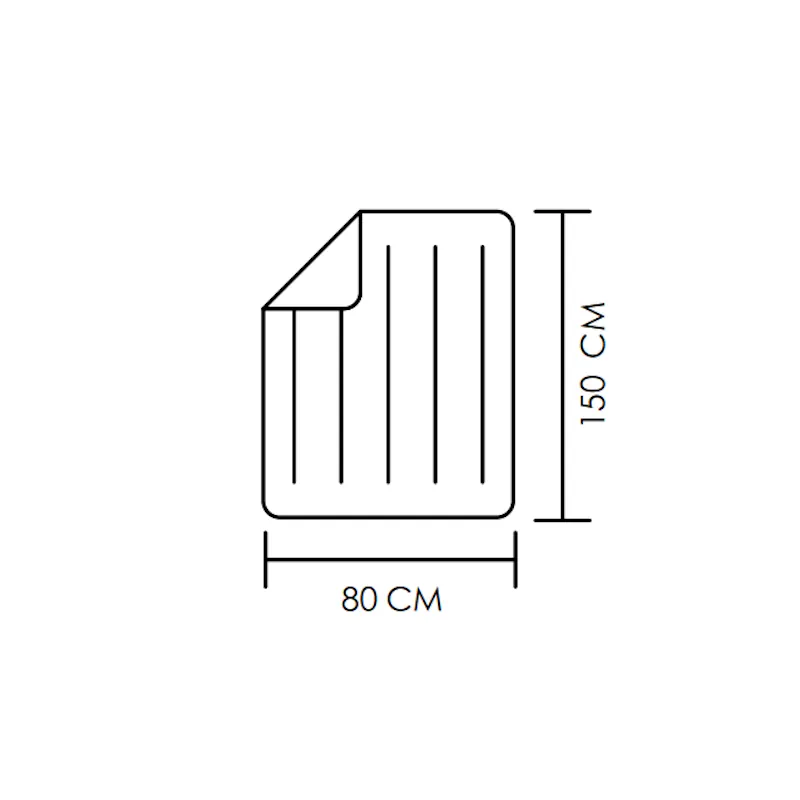 BIENESTAR, Calienta camas 60W, 150x80 cm