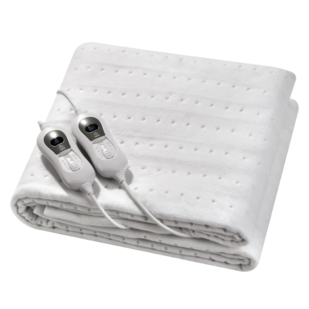 BIENESTAR DUO, Calienta camas de matrimonio 60/120W, 160x140 cm