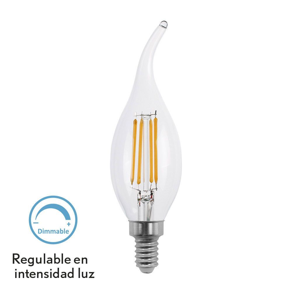 Bombilla led de filamento Bohemia, regulable