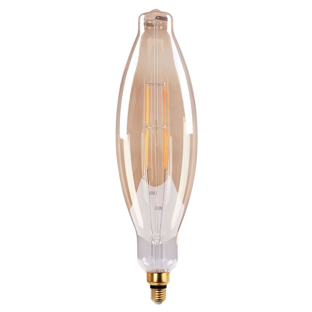 Bombilla led gran tamaño, vela. Altura 43 cm
