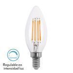 Bombilla led vela filamento, regulable