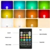 Bombilla led recargable USB, RGB, mando a distancia, táctil, detalle mando