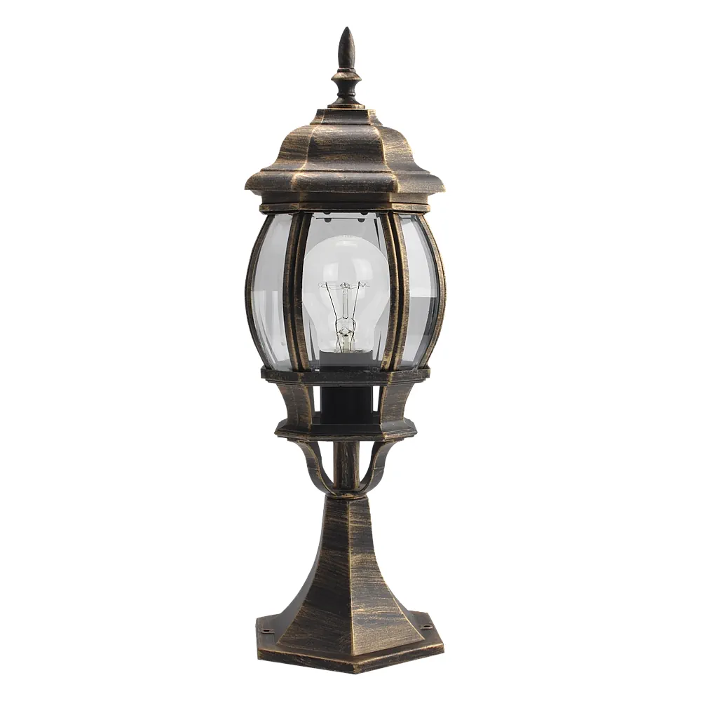 CAELUM, Farol sobremuro color oro/negro
