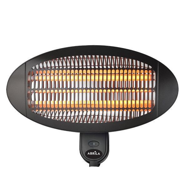 AUSTRAL, calefactor exterior de cuarzo con pie. Potencia: 650/1300/2000W, seleccionables. DETALLE