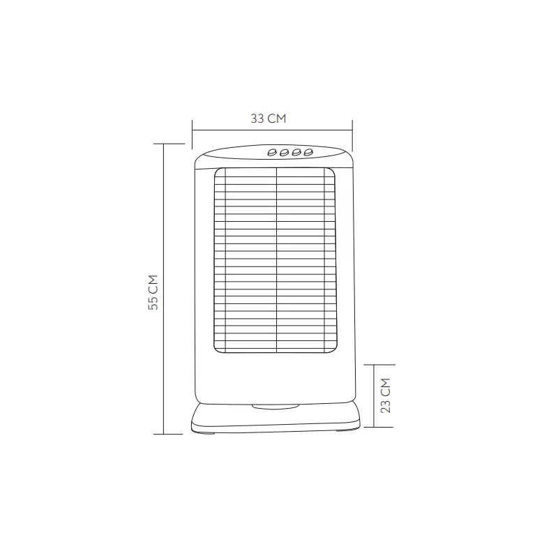 CANDENTE 1, Estufa halógena 1200W