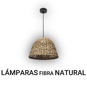 Categoría lámparas de fibras naturales