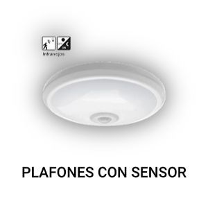 Categoría plafones con sensor