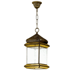 AMBARINA, colgante farol forma cuadrada
