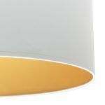 ANUSKA, Pantalla color Blanco/Oro, detalle