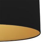 ANUSKA, Pantalla color Negro/Oro, detalle