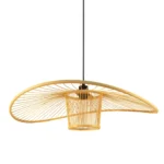 DYLAN, Colgante natural en bambú Ø60cm