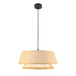 TAYLOR, Colgante natural en bambú Ø50cm
