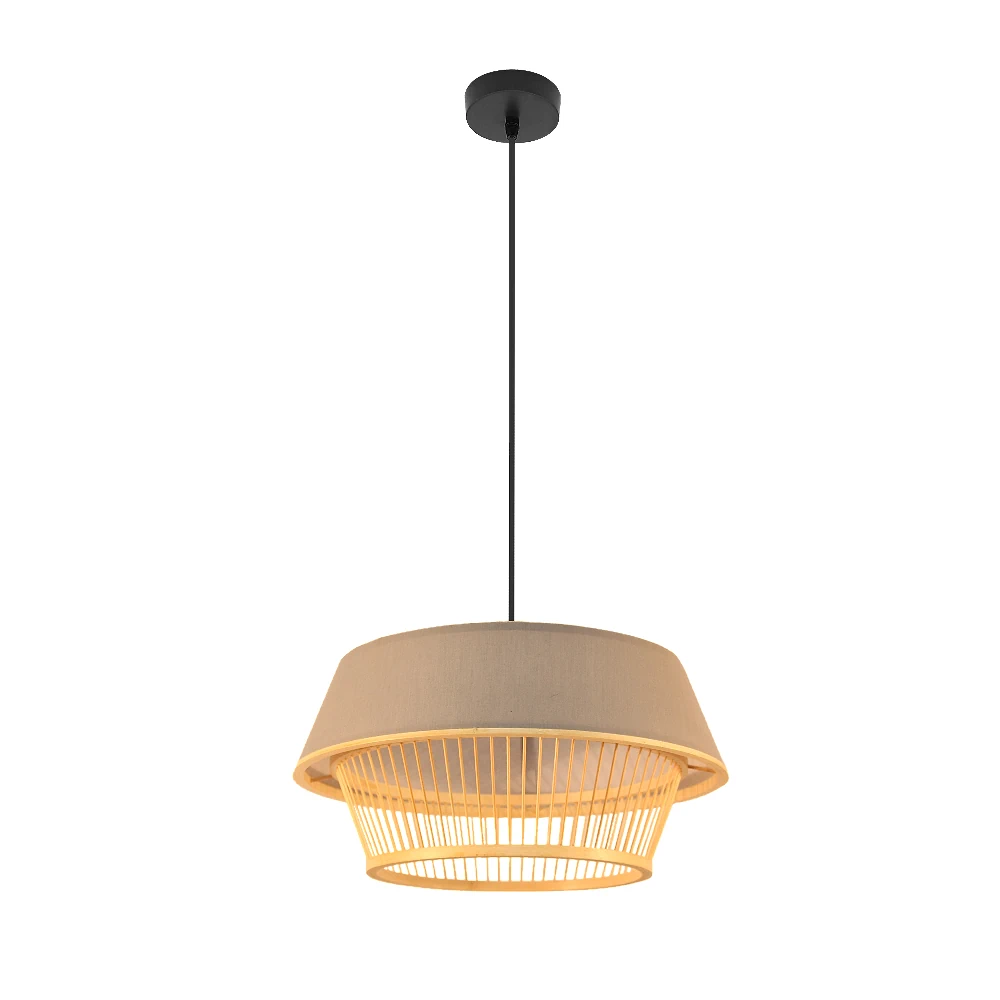 YOVANI, Colgante natural en bambú Ø46cm