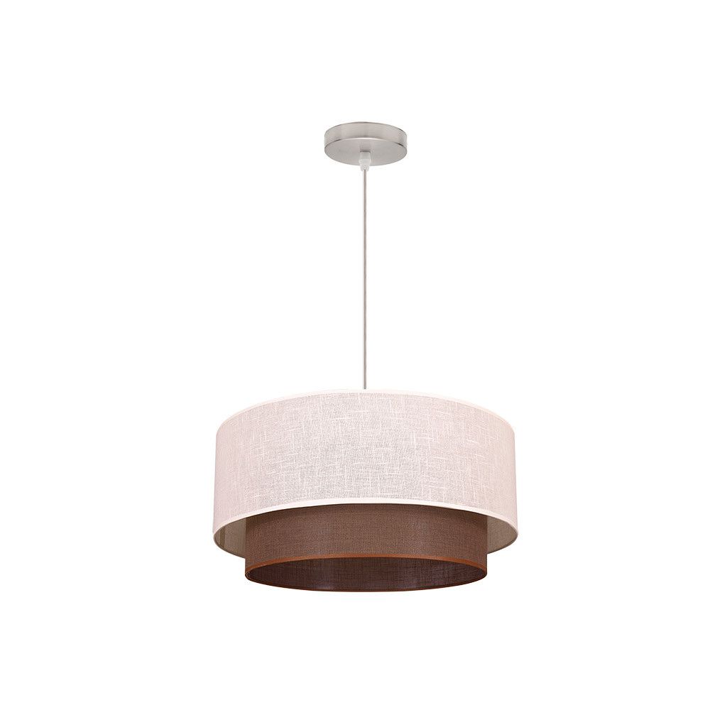 ALTEA, Colgante doble color Beige/Marrón , diámetro 50 cm
