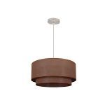 ALTEA, Colgante doble color Marrón/Marrón , diámetro 50 cm