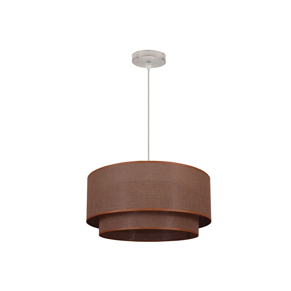 ALTEA, Colgante doble color Marrón/Marrón , diámetro 50 cm