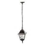 Bootes, colgante farol exterior aluminio, color negro-oro