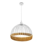 GASTON, Lámpara colgante de Ø36 cm, color blanco