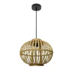 GUIJO, Colgante natural en bambú Ø34 cm