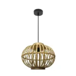 GUIJO, Colgante natural en bambú Ø37 cm